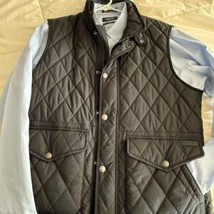 Ralph Lauren Men's Quilted Black Vest